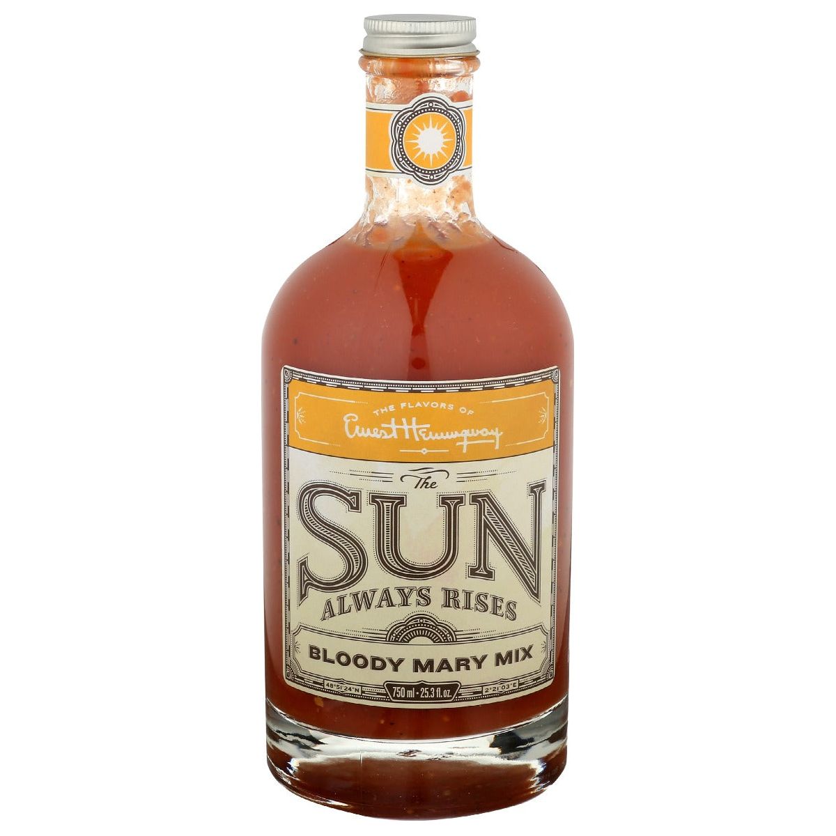 THE FLAVORS OF ERNEST HEMINGWAY: The Sun Always Rises Bloody Mary Mix, 750 ml