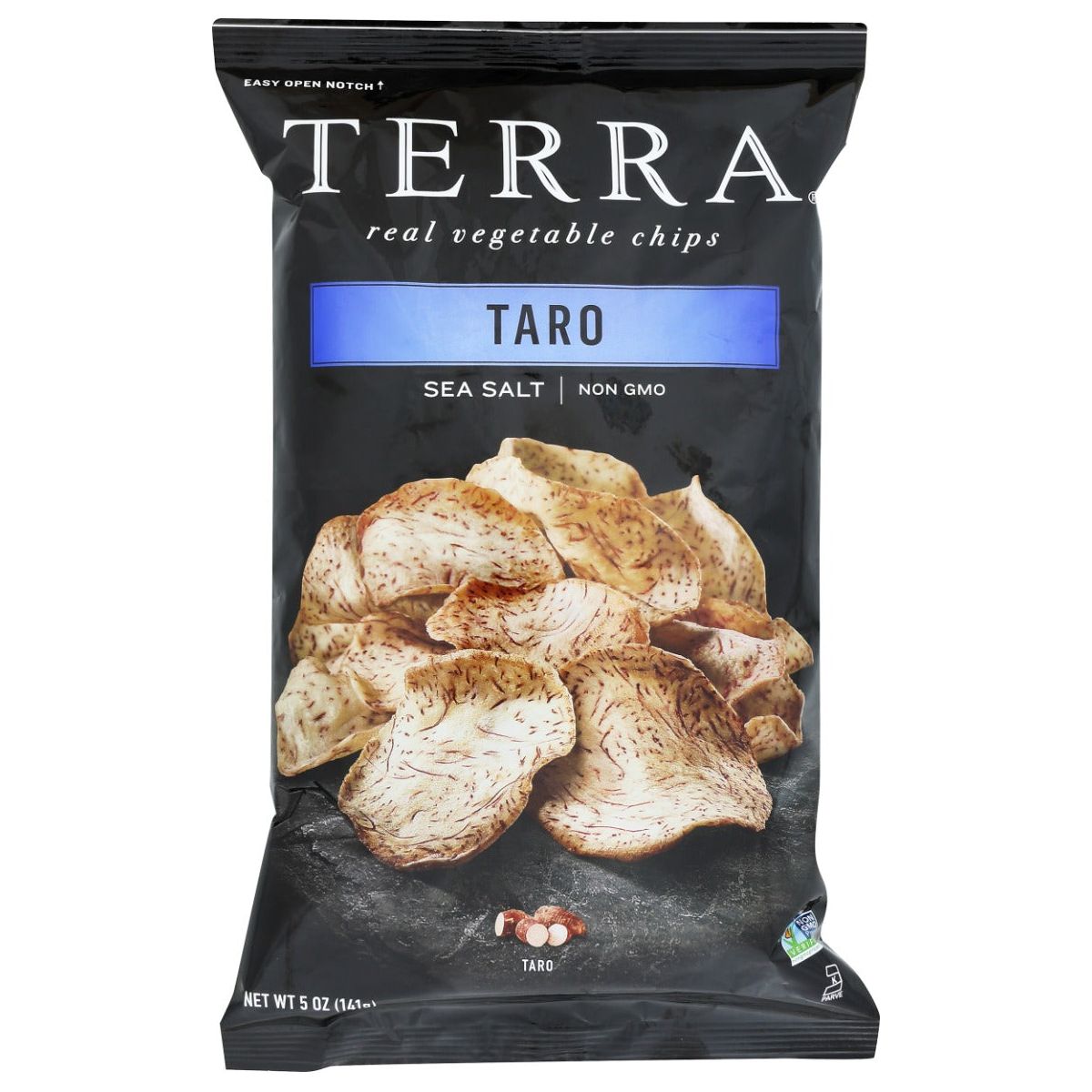 TERRA CHIPS: Taro With Sea Salt, 5 oz