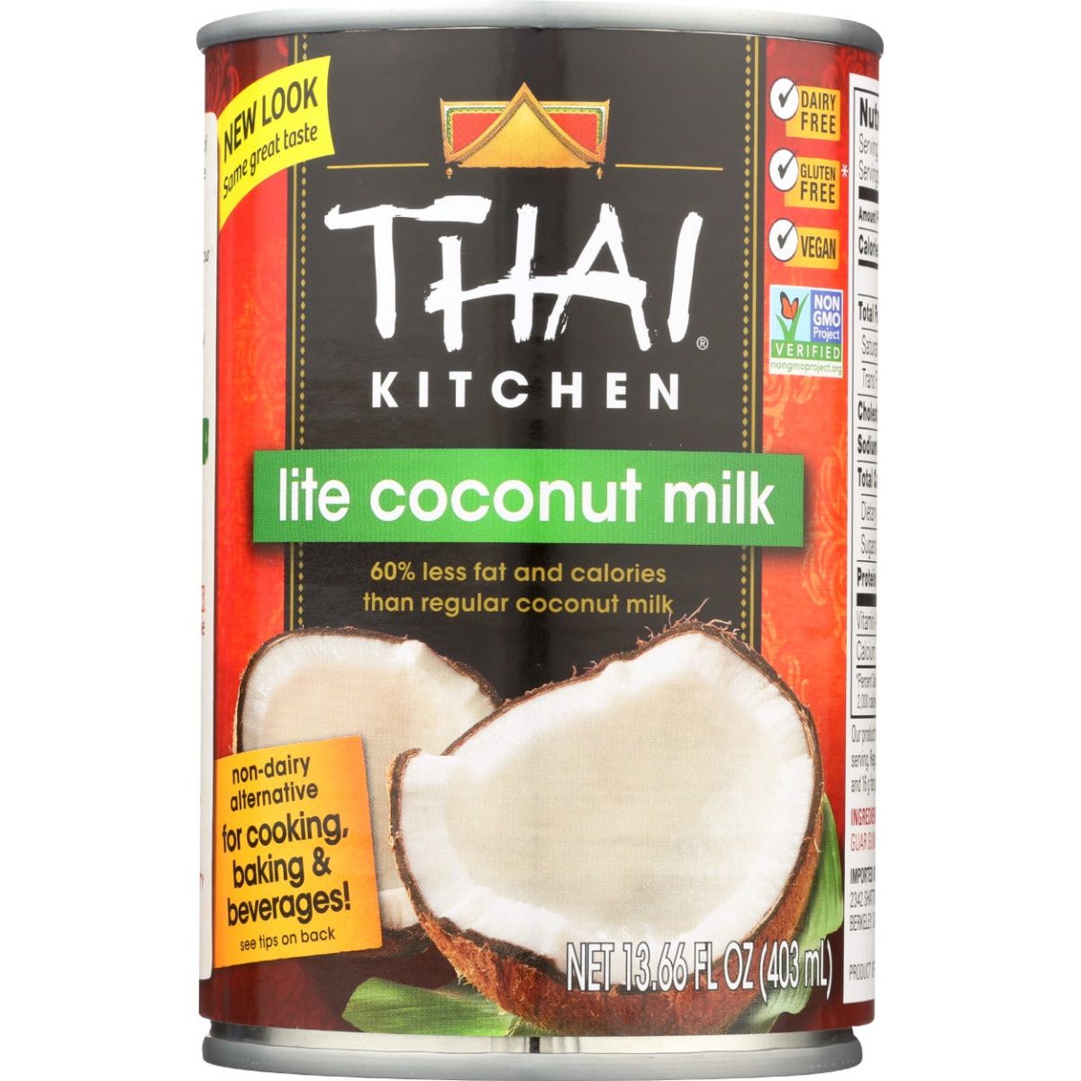 THAI KITCHEN: Lite Coconut Milk, 13.66 fo