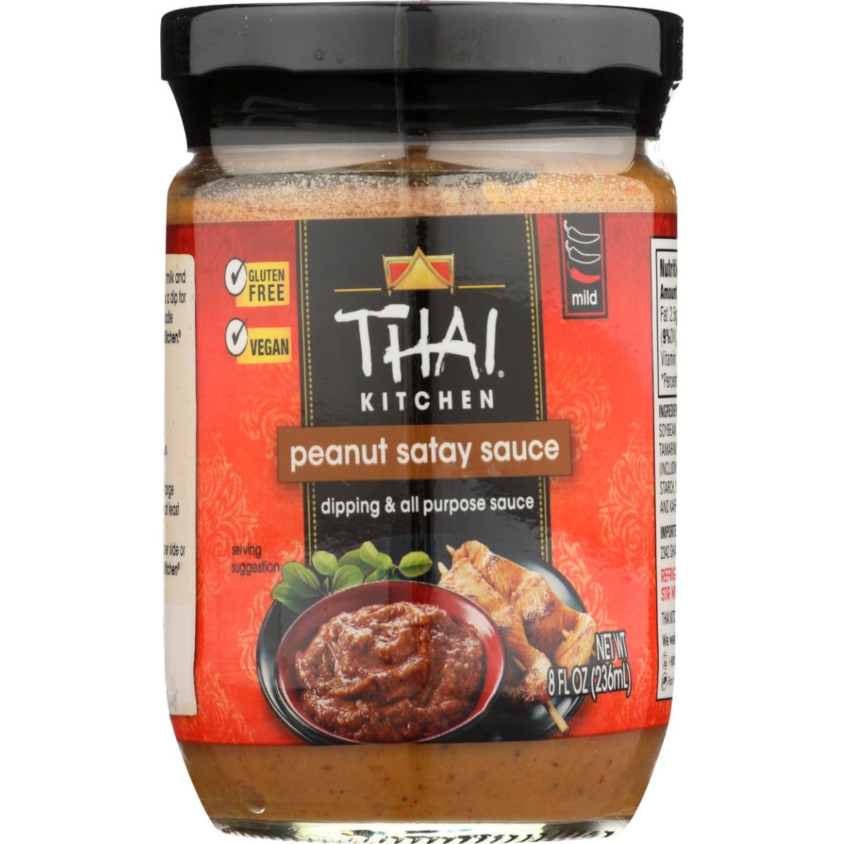 THAI KITCHEN: Gluten Free Peanut Satay Sauce, 8 oz