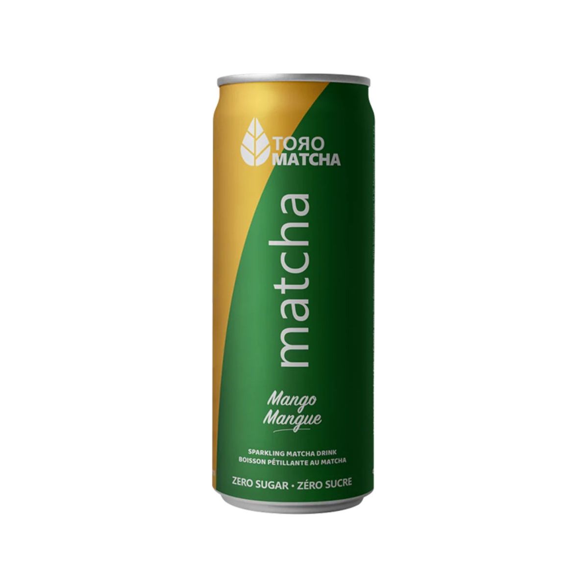 TORO MATCHA: Mango Zero Sugar Sparkling Matcha, 12 fo