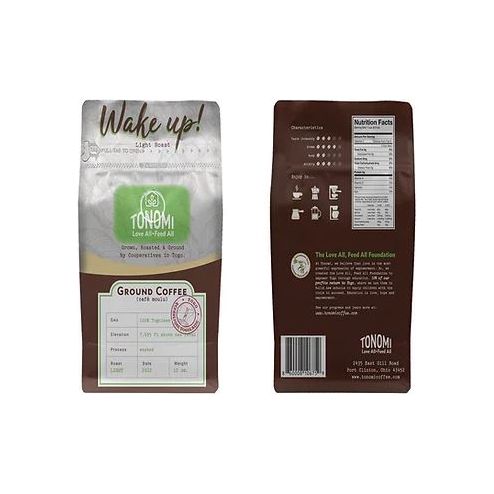TONOMI: Wake Up Ground Coffee, 12 oz