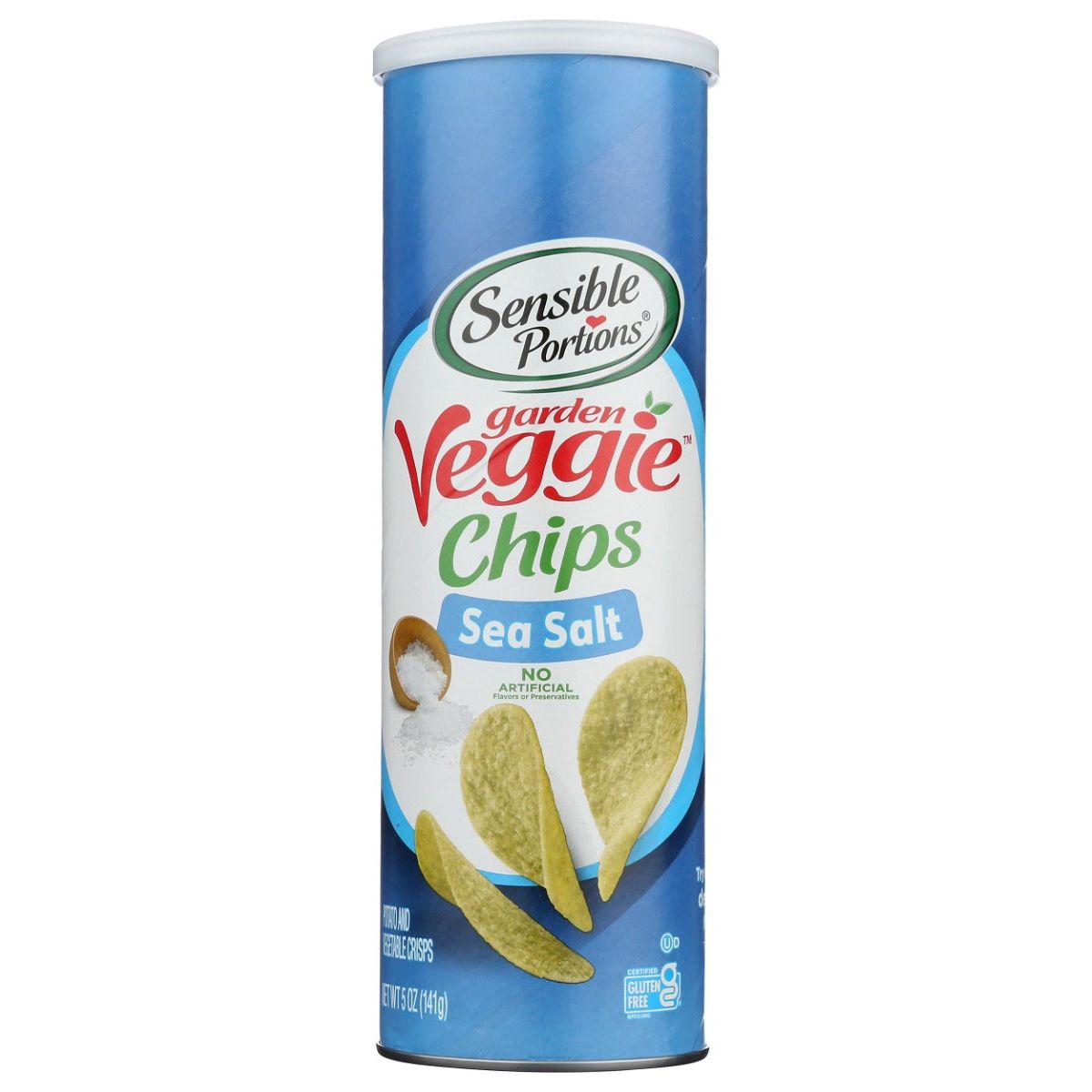 SENSIBLE PORTIONS: Sea Salt Veggie Stacked Chips, 5 oz