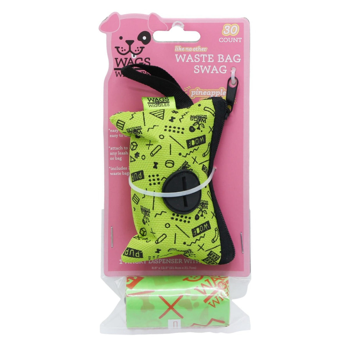 WAGS & WIGGLES: Bags Waste 2 Roll, 2 pc