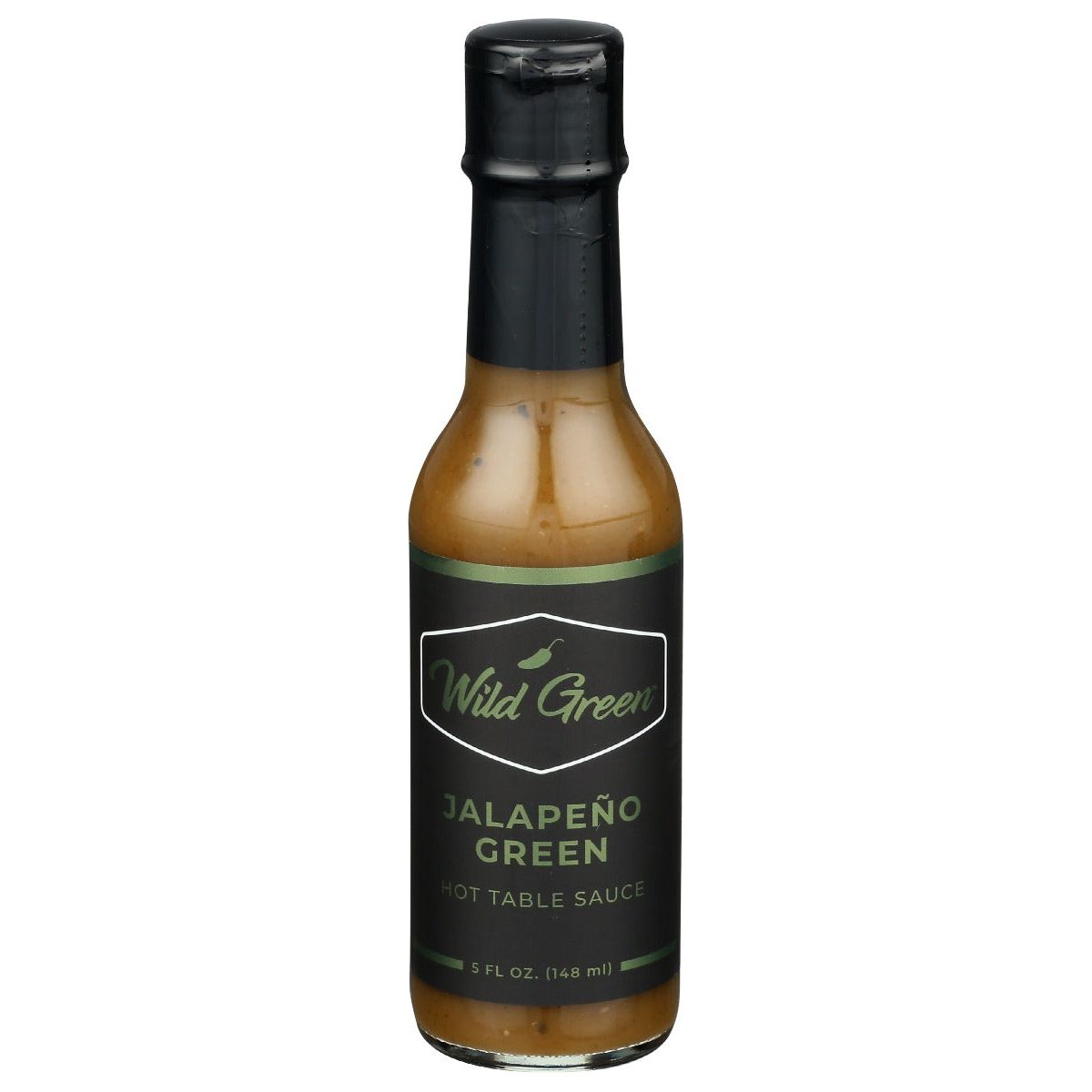 WILD GREEN: Jalapeno Green Hot Table Sauce, 5 oz
