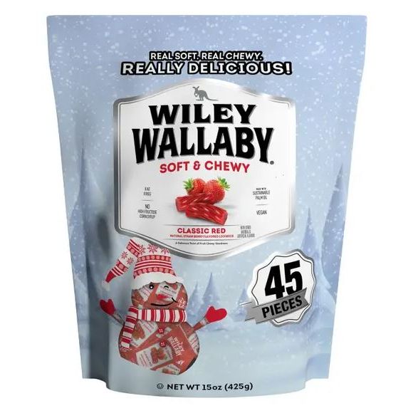 WILEY WALLABY: Classic Winter Red Licorice, 15 oz
