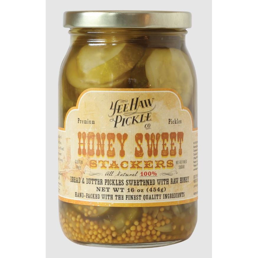YEE HAW PICKLE COMPANY: Honey Sweet Stackers, 16 oz