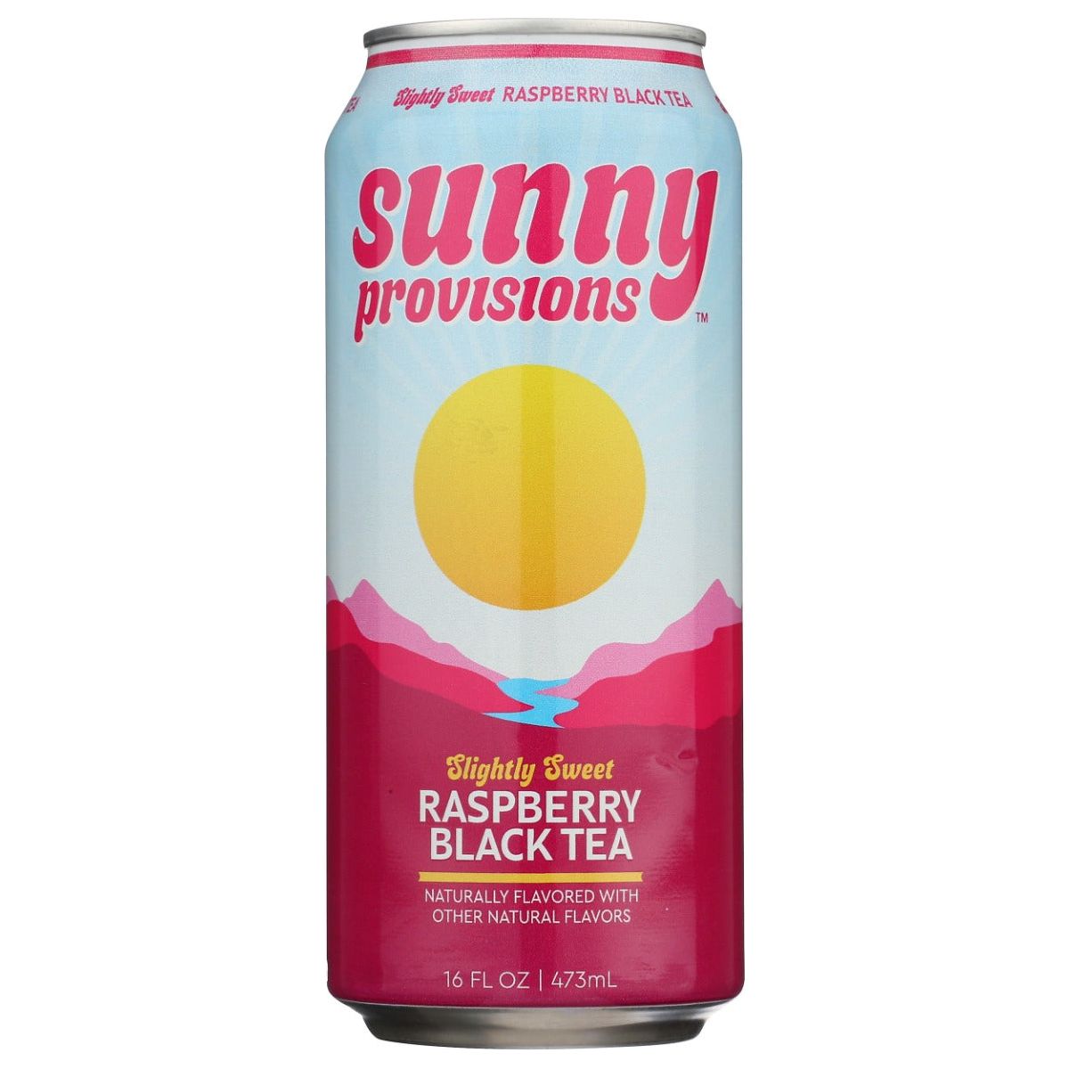 SUNNY PROVISIONS: Slightly Sweet Raspberry Black Tea, 16 fo